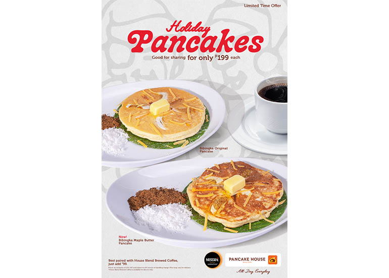 Holiday Pancakes from Pancake House