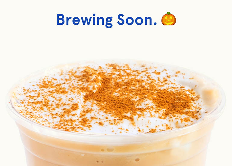 Pumpkin Spiced Latte Dot Coffee