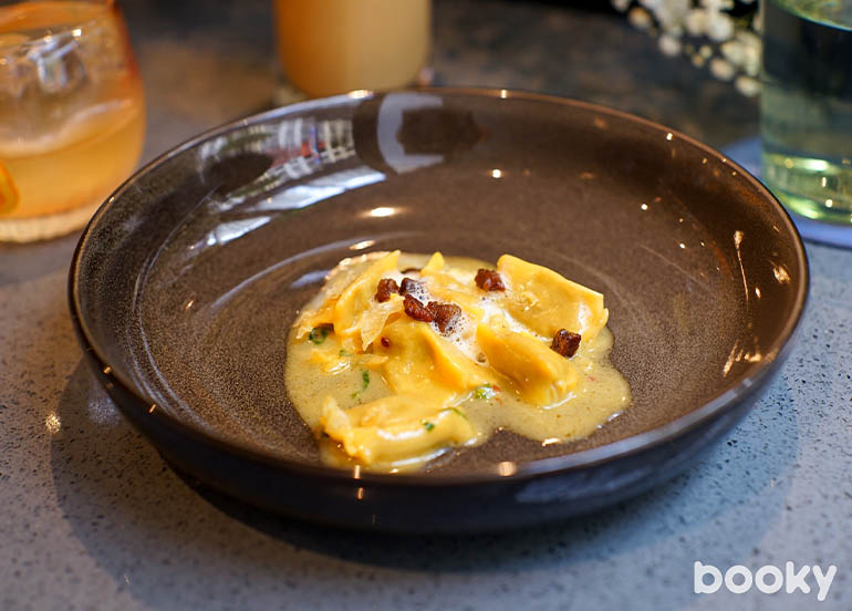 Short Rib Agnolotti with Eesome
