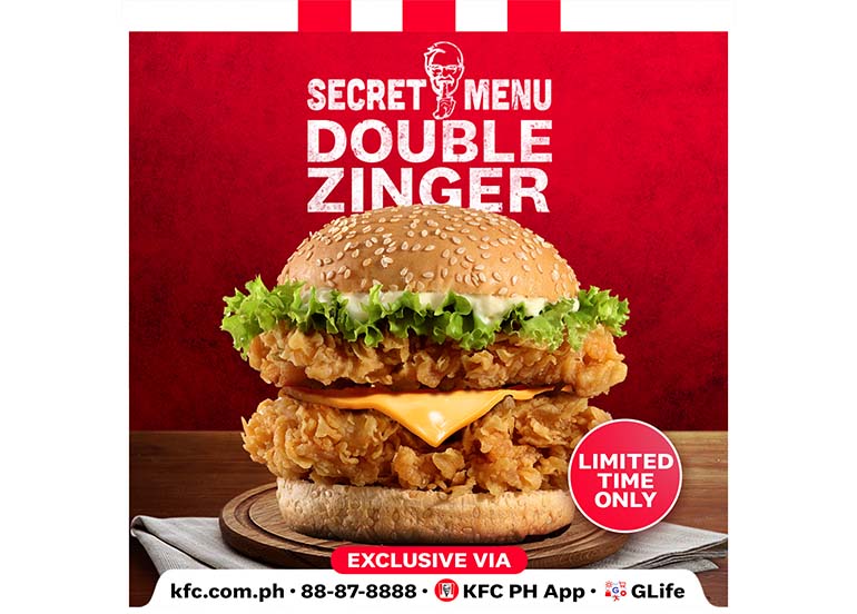 Double Zinger KFC Secret Menu