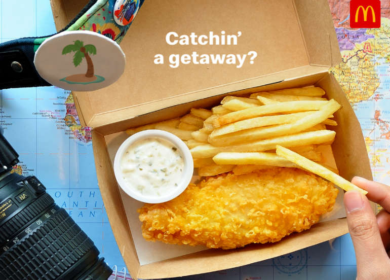 lent season fish and chips  mcdonalds