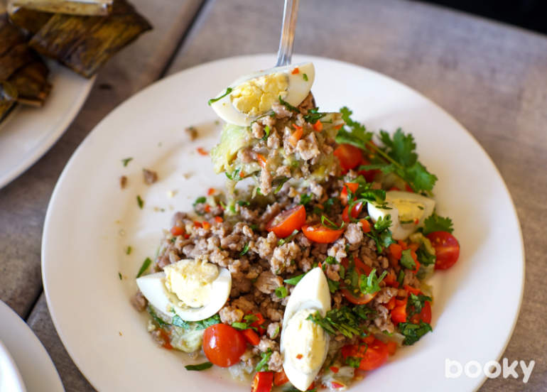 just thai menu eggplant salad