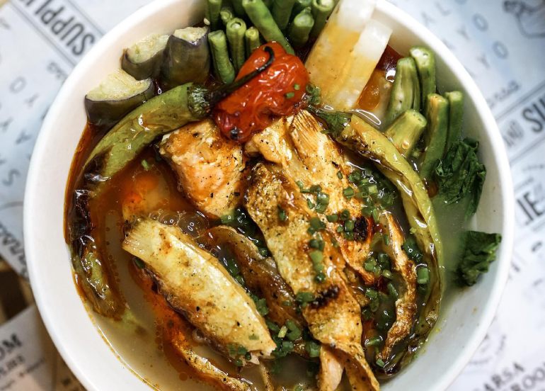 grilled sinigang salmon sarsa kitchen + bar