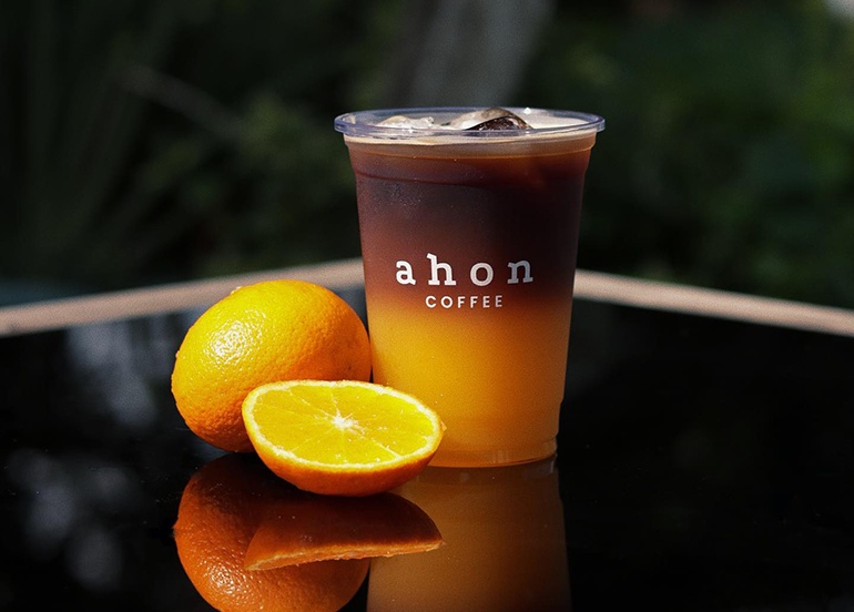 ahon coffee orange juice espresso