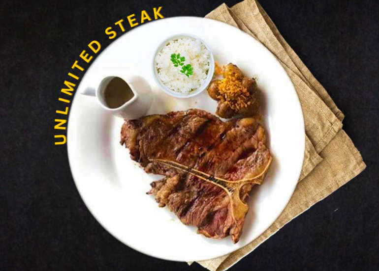 Steak and win unlimited t-bone