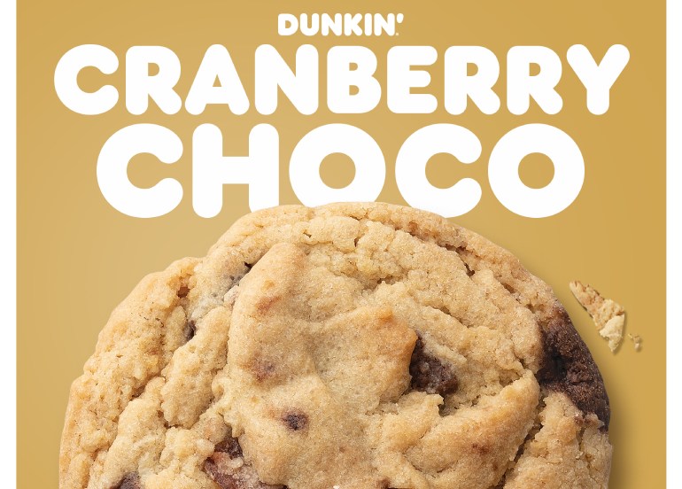 dunkin' cookies cranberry choco