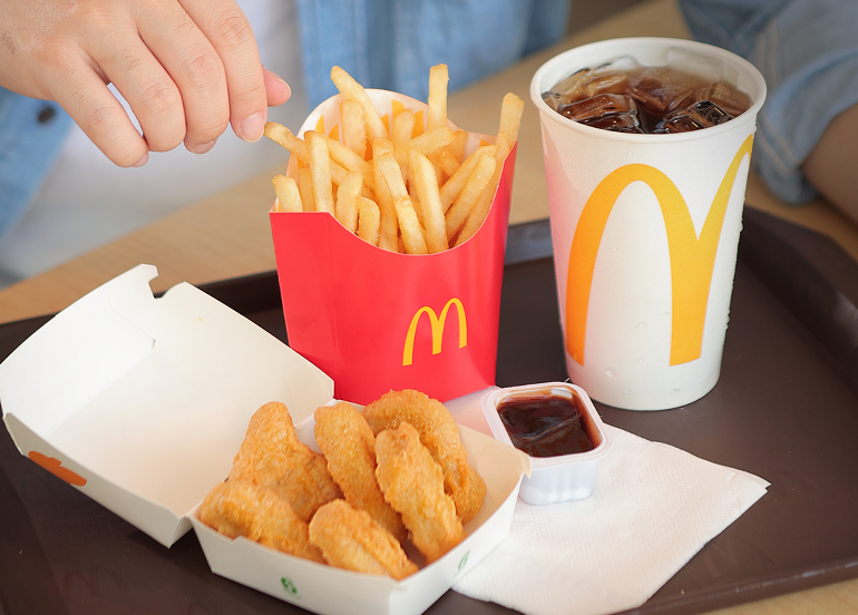 Chicken Nuggets with Fries