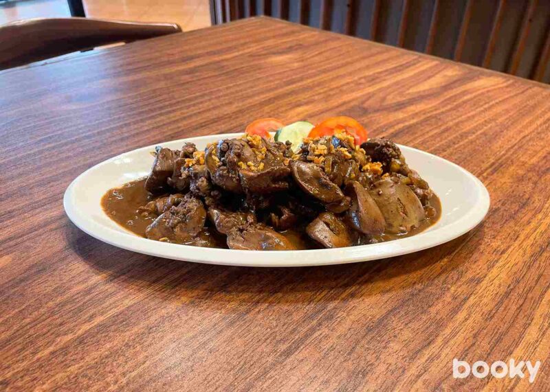 pepeton's garlic chicken liver in adobo