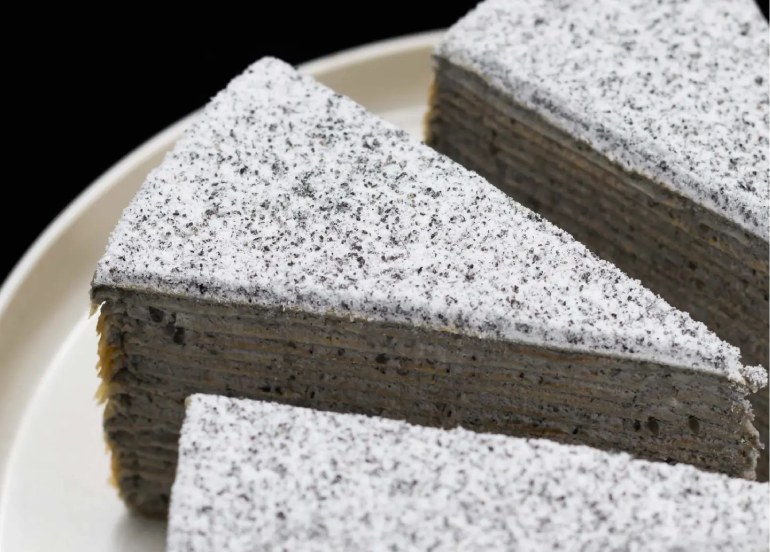 rudy remarkable cakes black sesame crepe cake