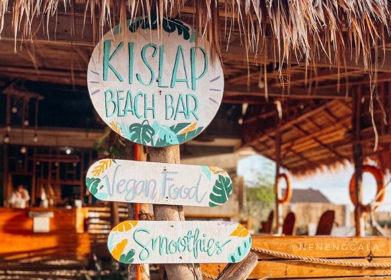 kislap beach bar kwentong dagat zambales vegan food