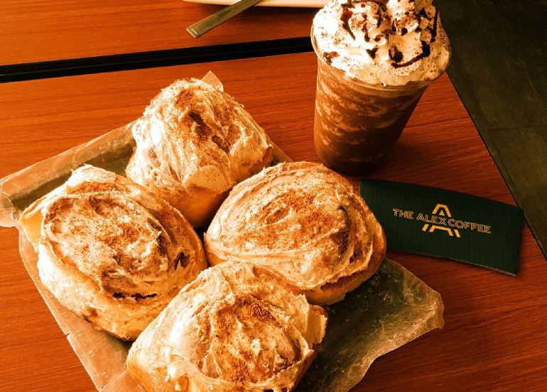 the alex coffee bf homes Frappuccino cinnamon rolls 