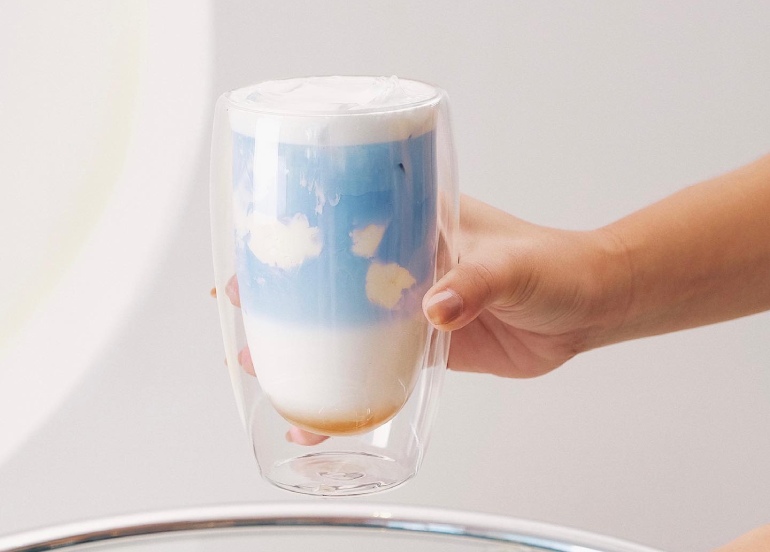 concordia's cafe blue cloud latte