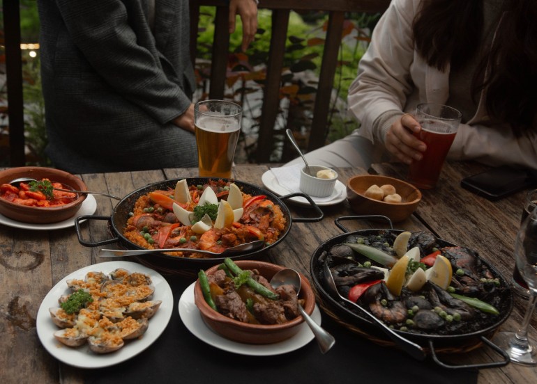 craft 1945 baguio beer paella tapas