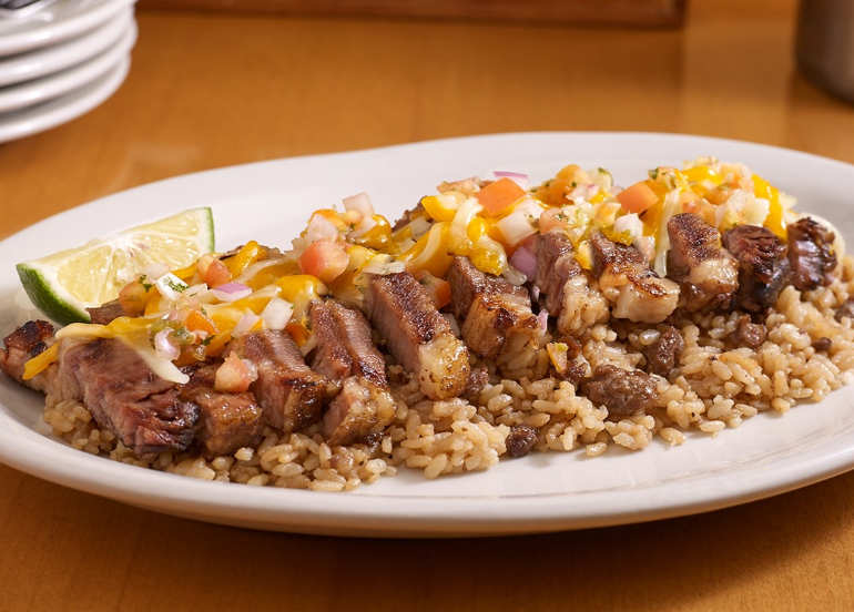 Texas Roadhouse steak rice
