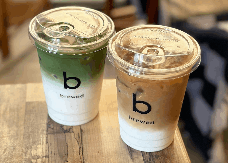 Brewed Specialty Coffee lattes