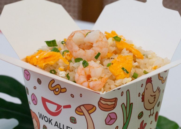 Wok Alley shrimp fried rice