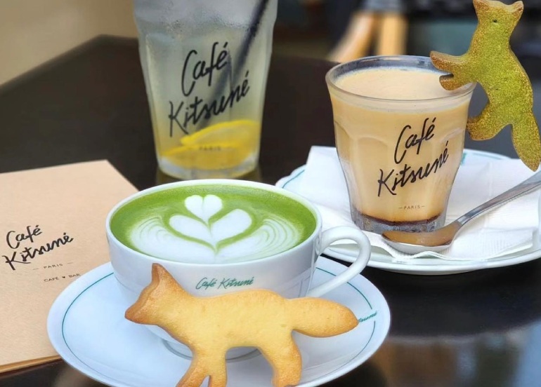 cafe kitsune matcha